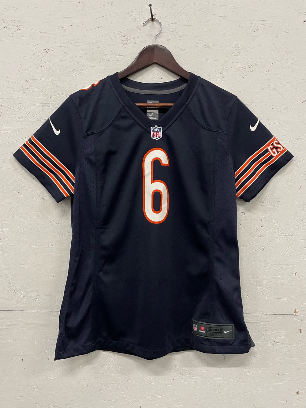 Nike Chicago Bears Jay Cutler #6 Game Jersey, Size L
